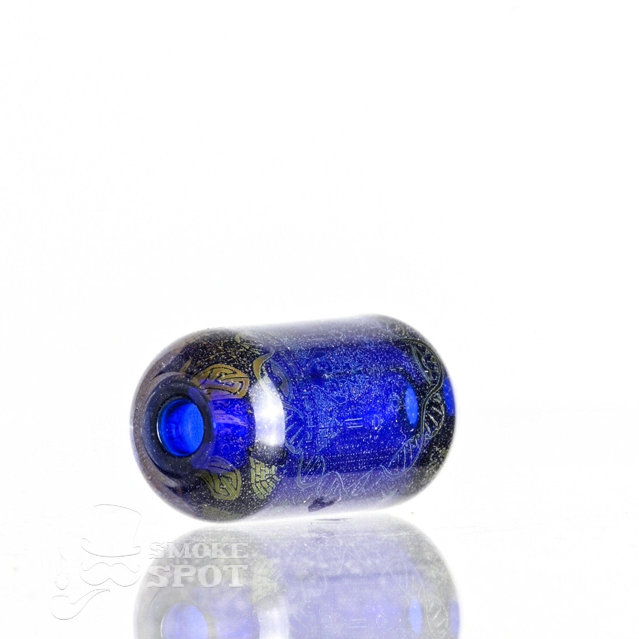 Taco Glass Bubble Cap blue color