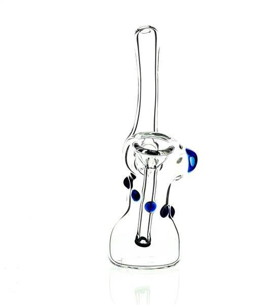 Taylor Twompsacks Bubbler Blue premium glass waterpipe - Smoke Spot Glass