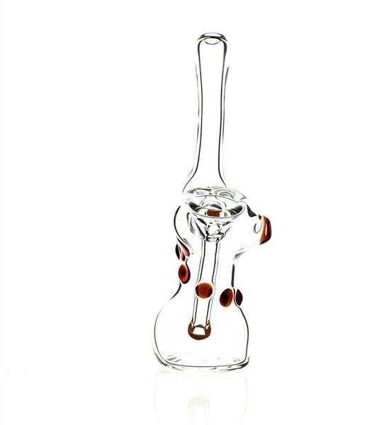 Taylor Twompsacks Orange Bubbler glass waterpipe at Smoke Spot