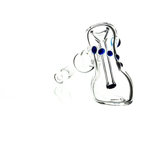 Taylor Twompsacks Hammer Blue glass waterpipe full view