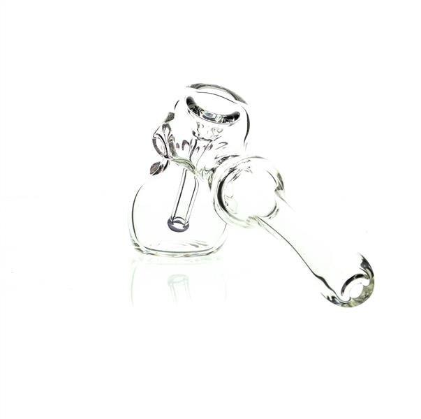 Close-up of Taylor Twompsacks Hammer Pink Purple waterpipe glass details