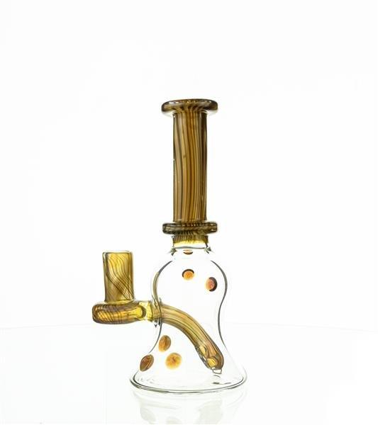 Close-up of Taylor Twompsacks Rig #2 glass waterpipe joint - Smoke Spot