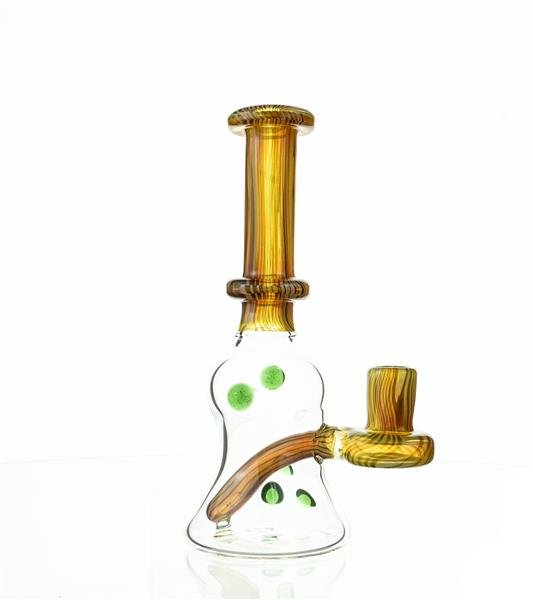 Taylor Twompsacks Rig #6 premium 8 inch glass waterpipe with 14mm 90 degree joint