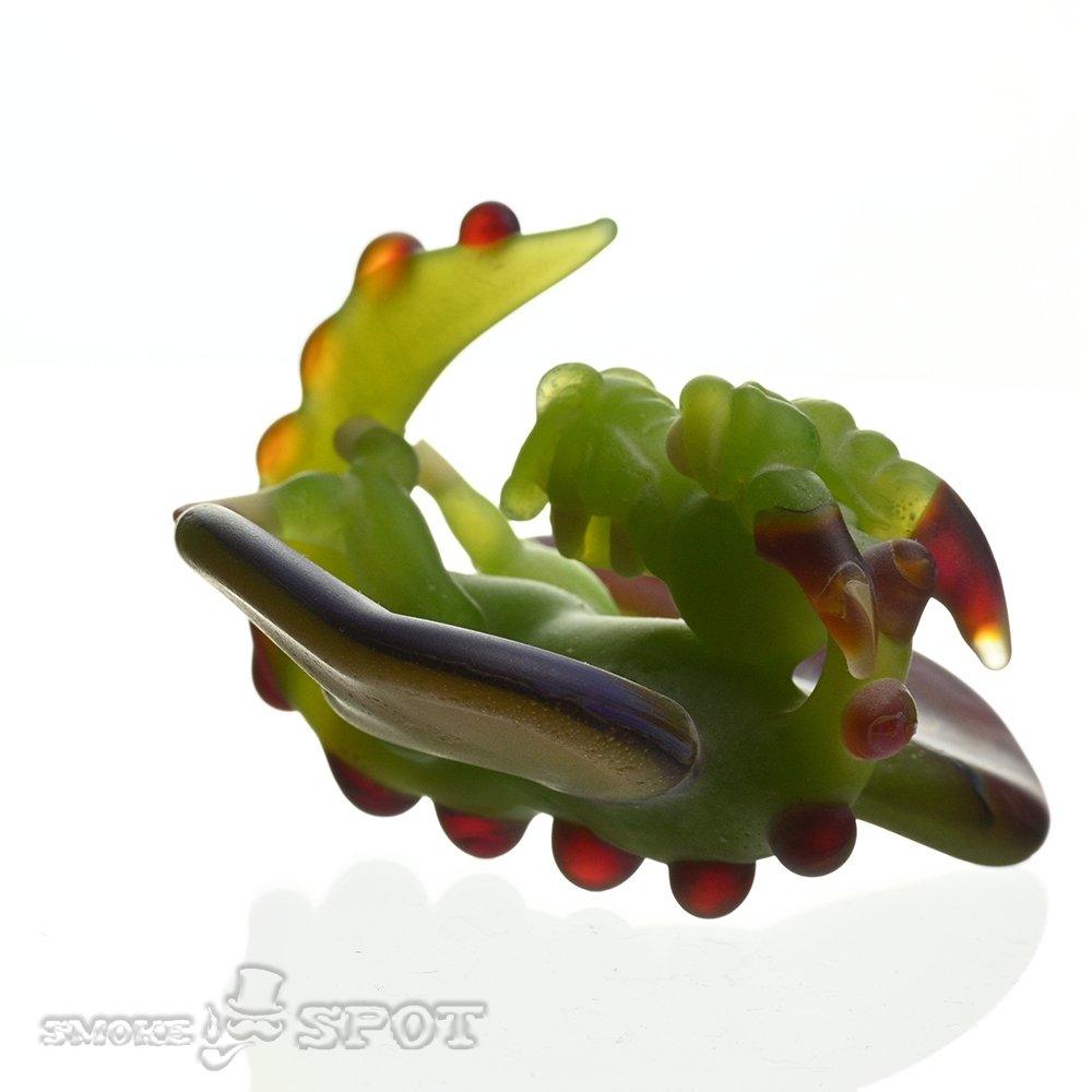 Close-up of Tony Kazy Mini Dragon Full Body Pendant details