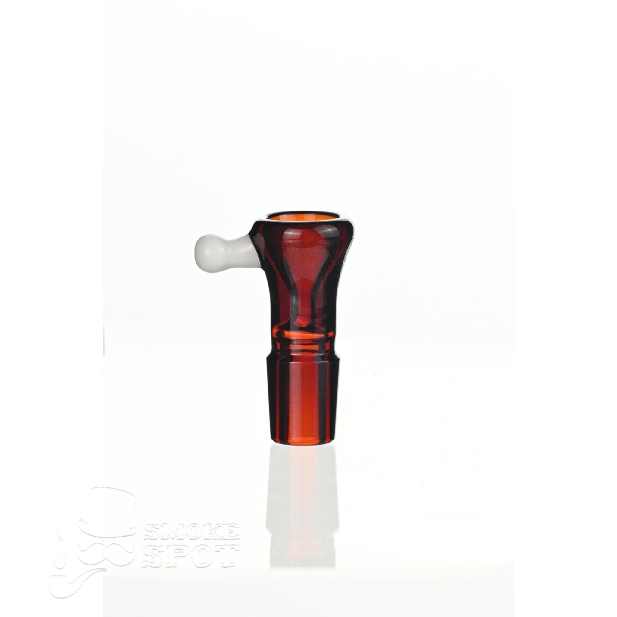 US Tubers Dry herb slide brown white logo and handle 18 mm - Smoke Spot Smoke Shop