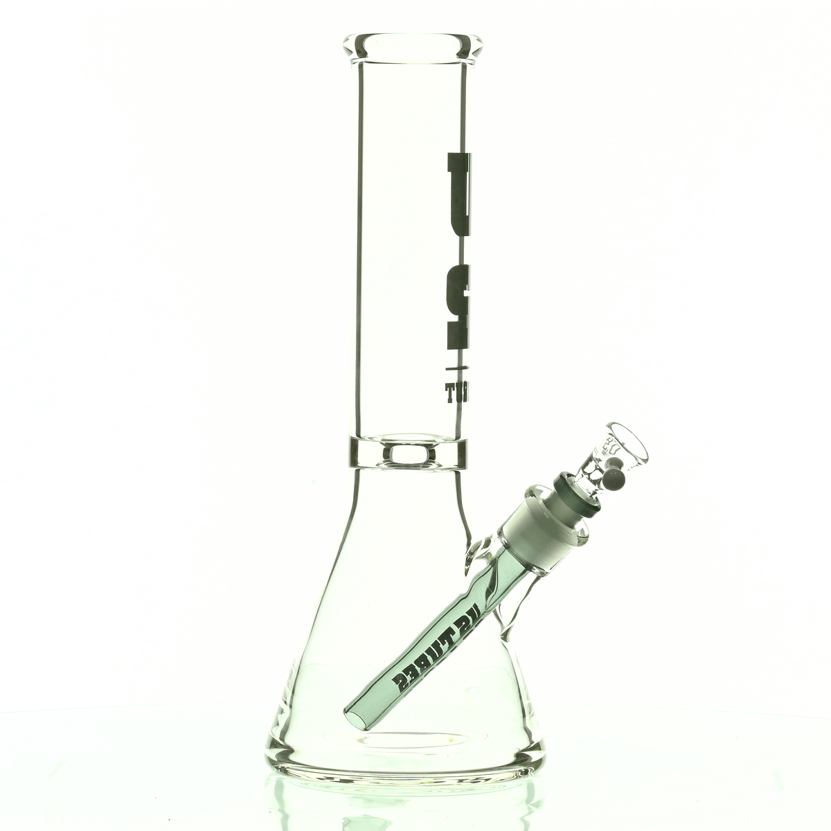 US TUBES 12" BEAKER 55 DARK GRAY LOGO - Smoke Spot Smoke Shop