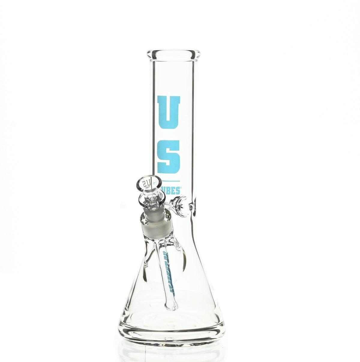 Close-up of 18mm joint on US TUBES 12 inch beaker waterpipe