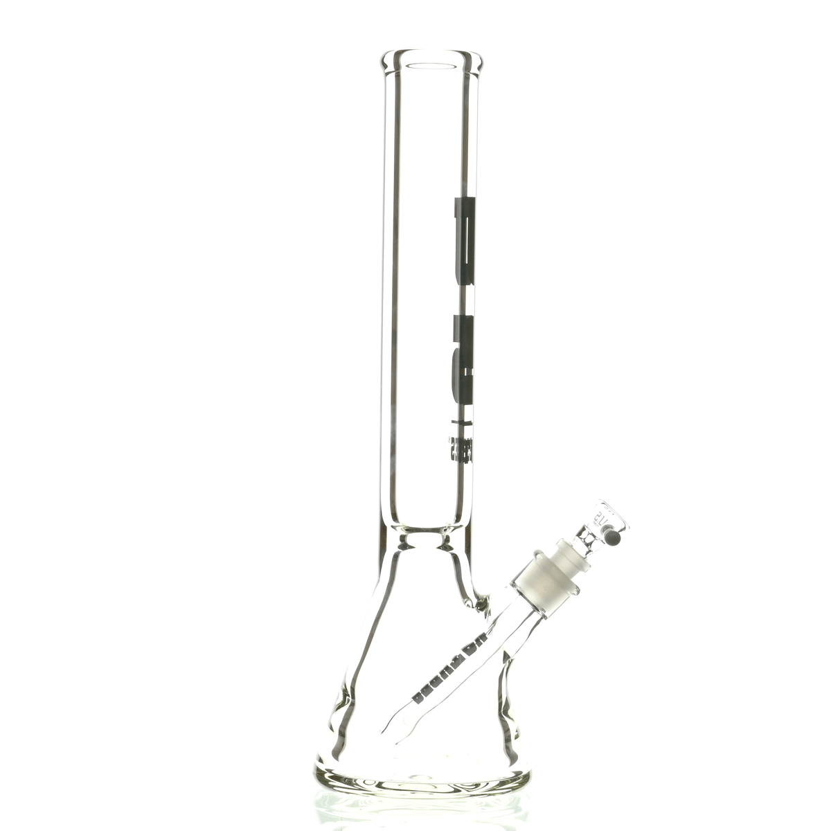 US TUBES 15" BEAKER DARK GRAY LOGO - Smoke Spot Smoke Shop