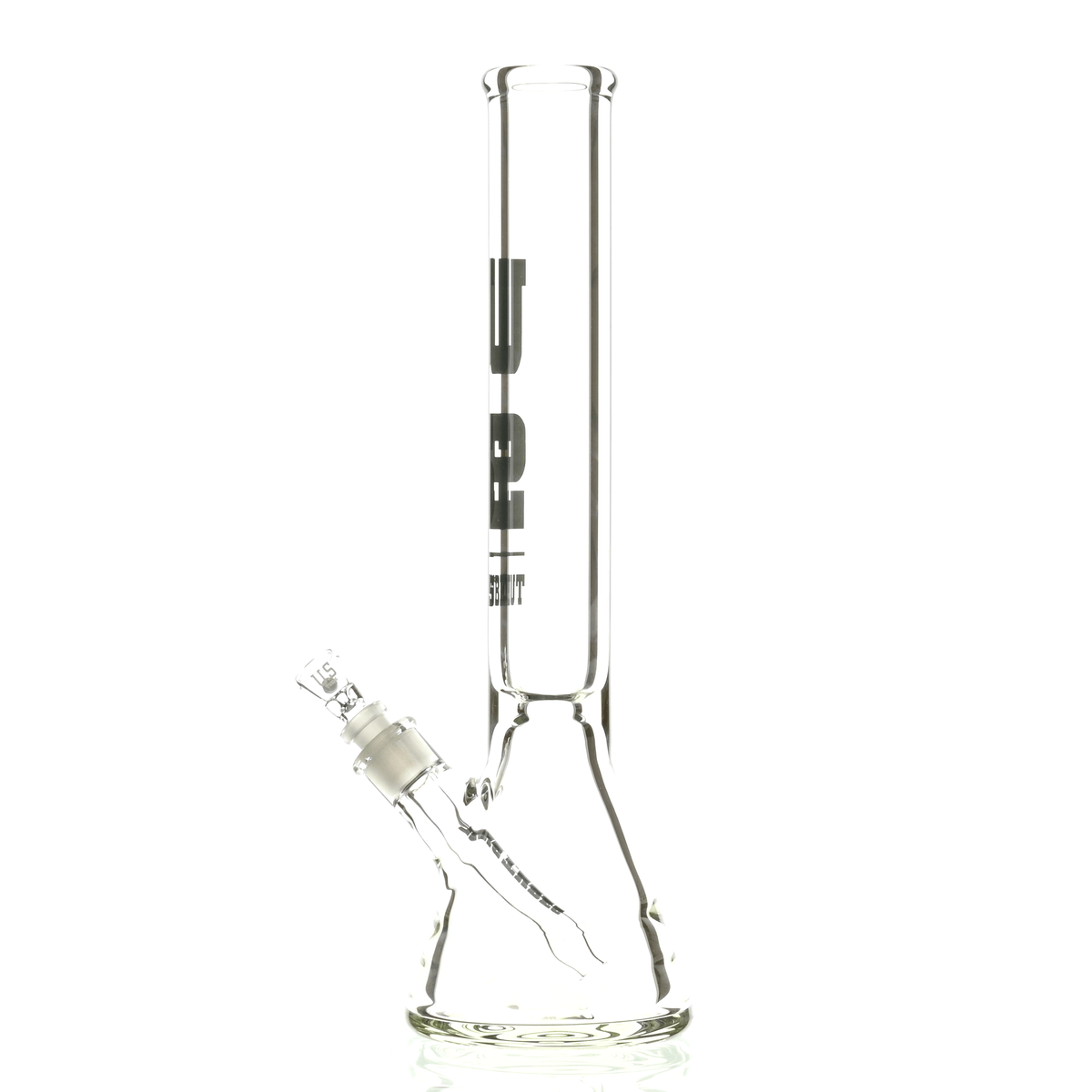 US TUBES 15" BEAKER DARK GRAY LOGO - Smoke Spot Smoke Shop