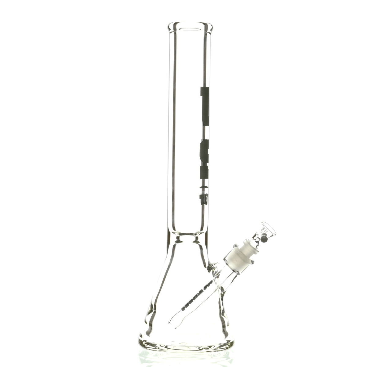 US TUBES 15" BEAKER DARK GRAY LOGO - Smoke Spot Smoke Shop