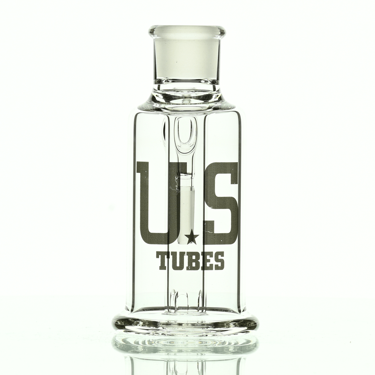 US TUBES ASH CATCHER 19MM/90 SILVER LOGO - Smoke Spot Smoke Shop