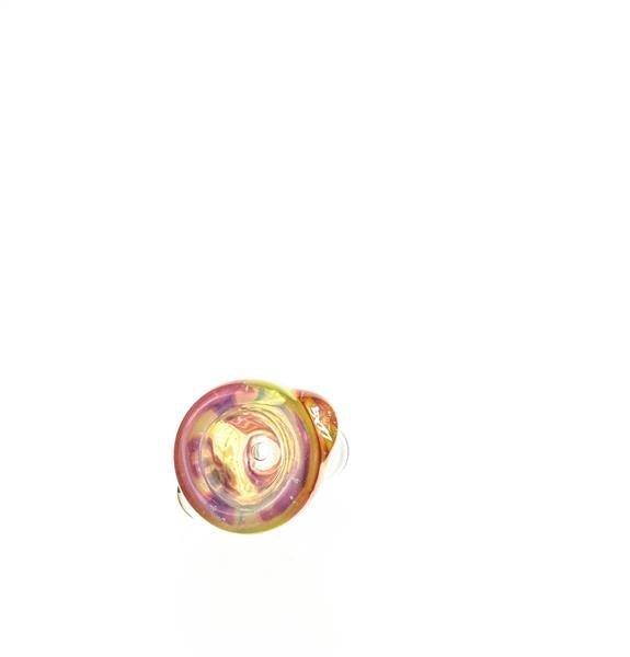 Close-up of Waterhouse Glass Bowl Piece 23 14mm dry herb slide