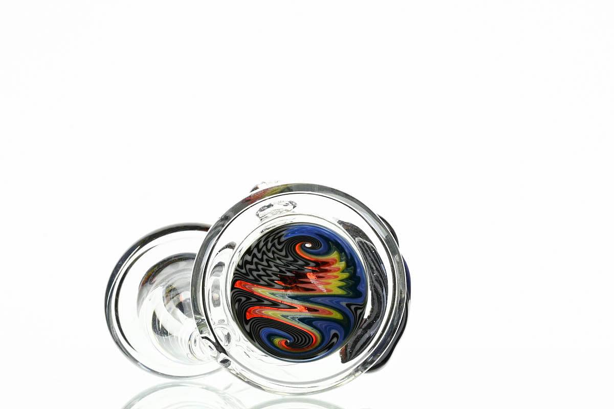 Waterhouse Glass Rainbow Recycler premium glass waterpipe with vibrant rainbow color - Smoke Spot Smoke Shop