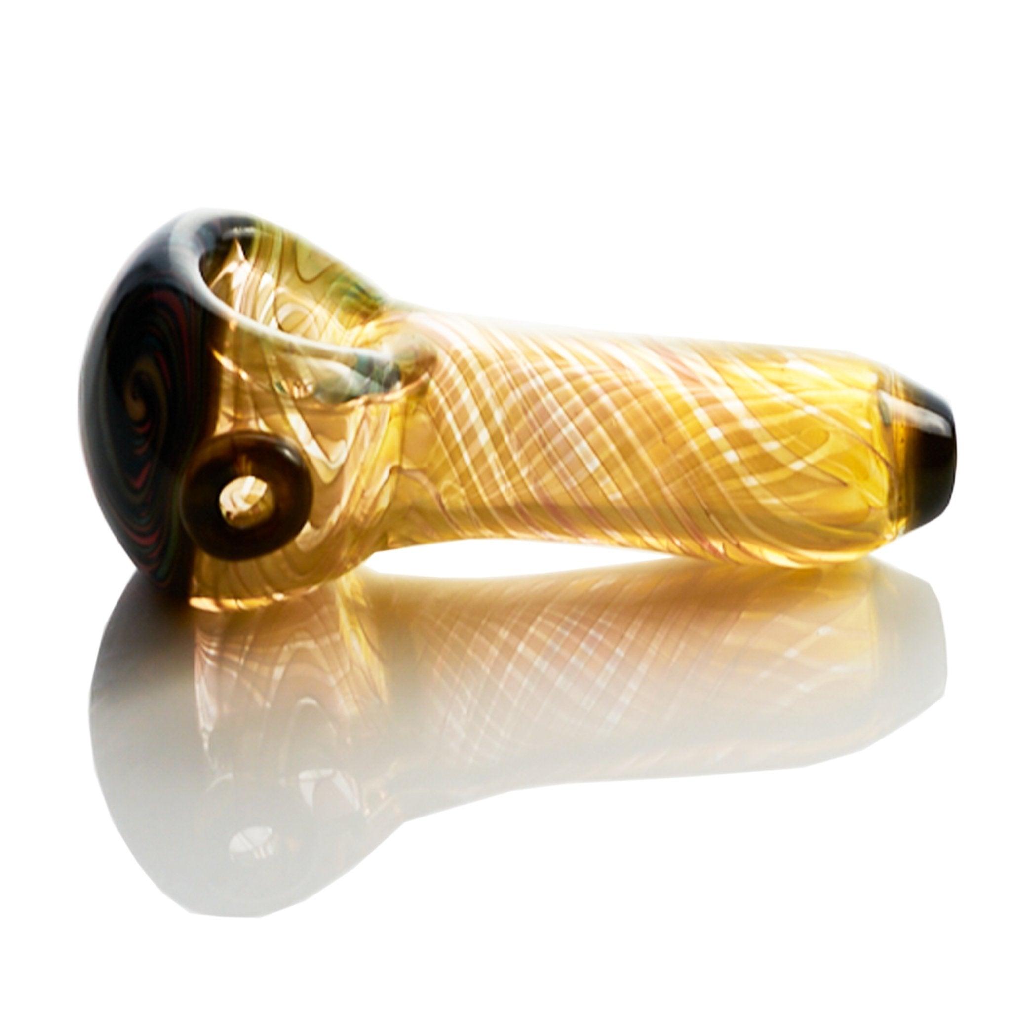 Westie Glass Spoon Fumed window light amethyst & electric blue - Smoke Spot Smoke Shop