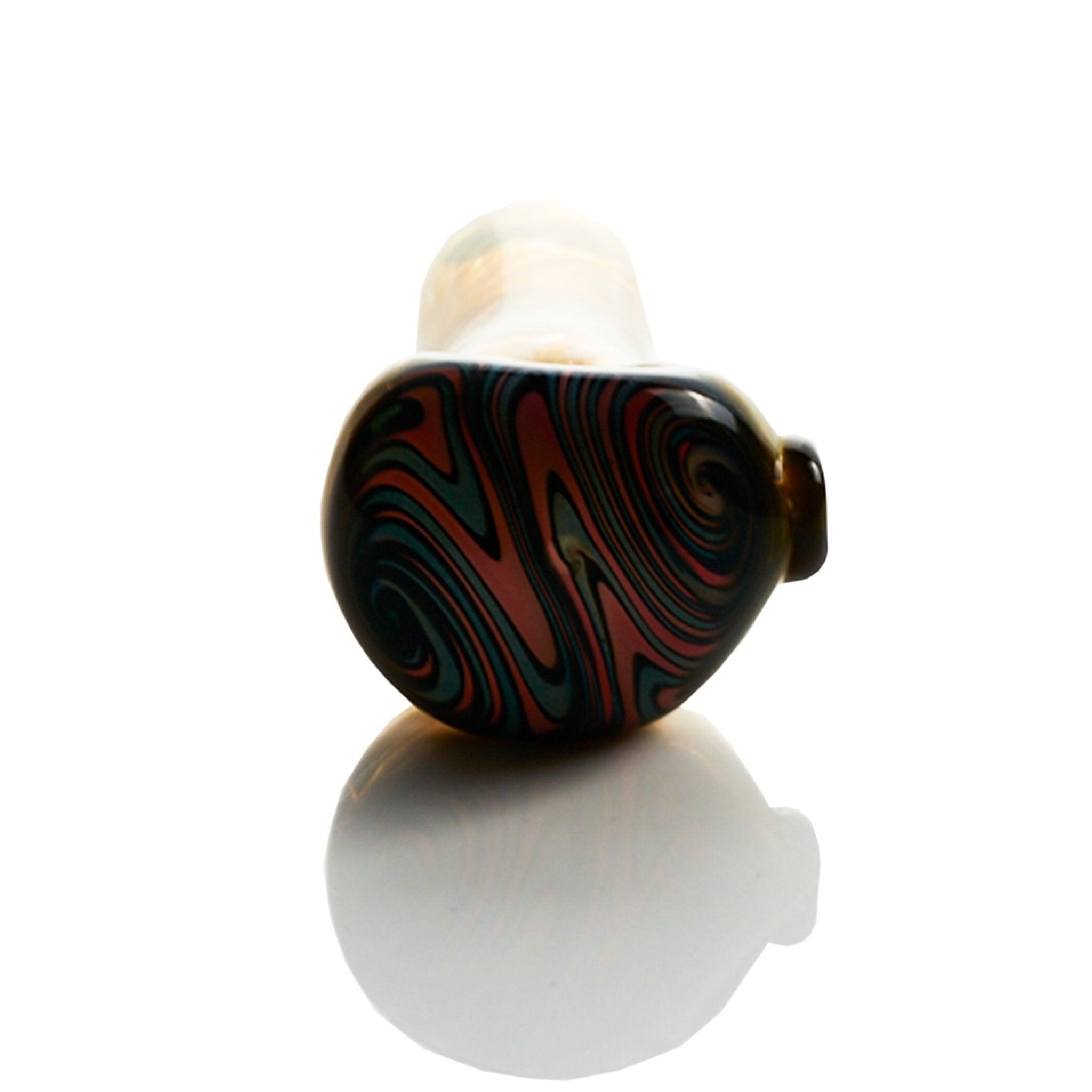 Westie Glass Spoon Fumed window light amethyst & electric blue - Smoke Spot Smoke Shop