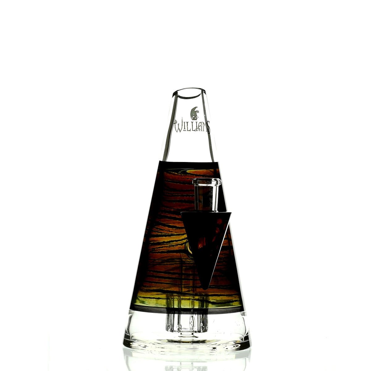 Williams Glass Color Mad Don scientific waterpipe rig close-up