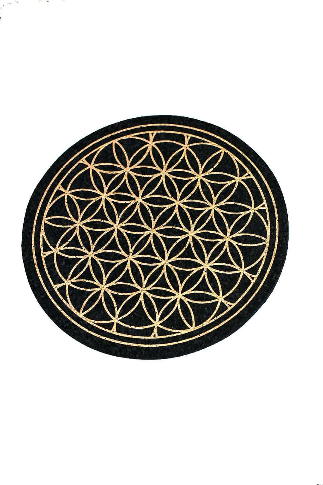 12" copper Flower Moodmats