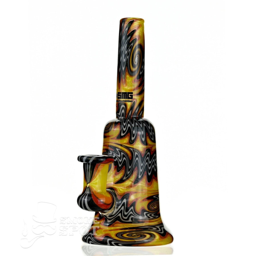 2 Kind Orange White Black Wigwag Glass Rig by SSV
