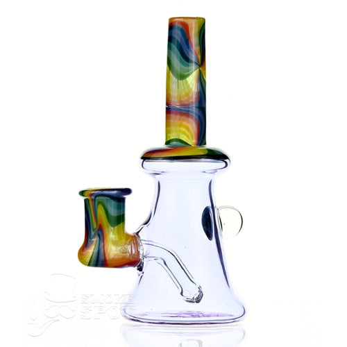 2 Kind Rig Rainbow Color with Opal - Premium Glass Waterpipe