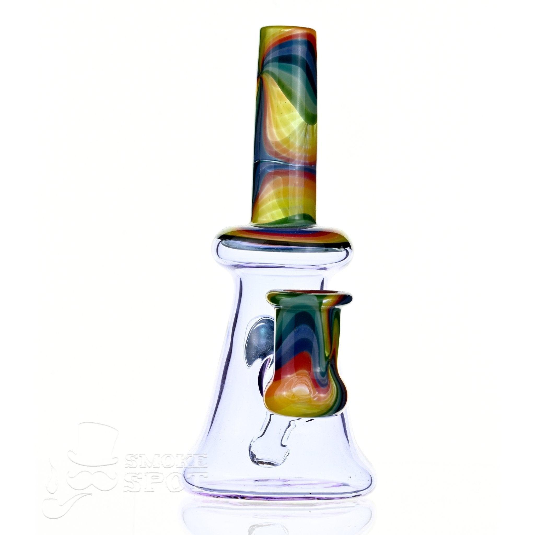 2 kind rig rainbow color with opal - Smoke Spot Smoke Shop