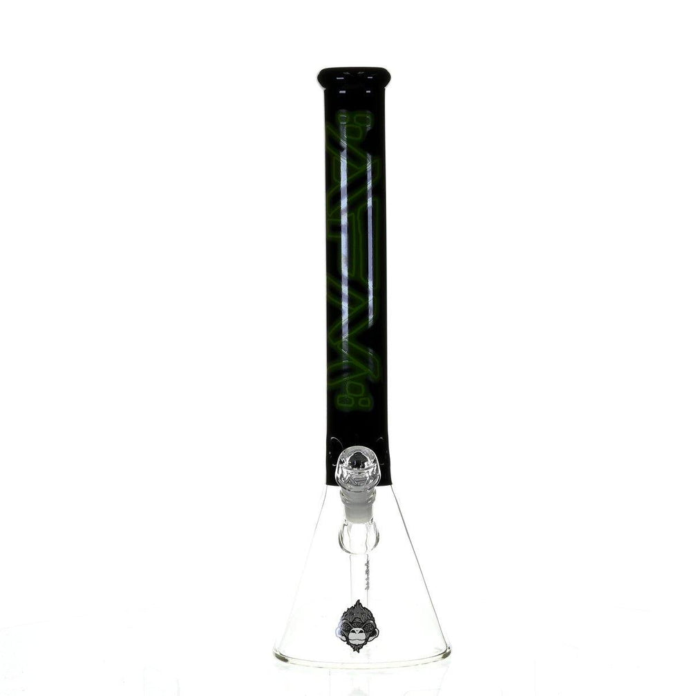 AFM 18" BEAKER BLACK/GREEN COLOR ACCENT