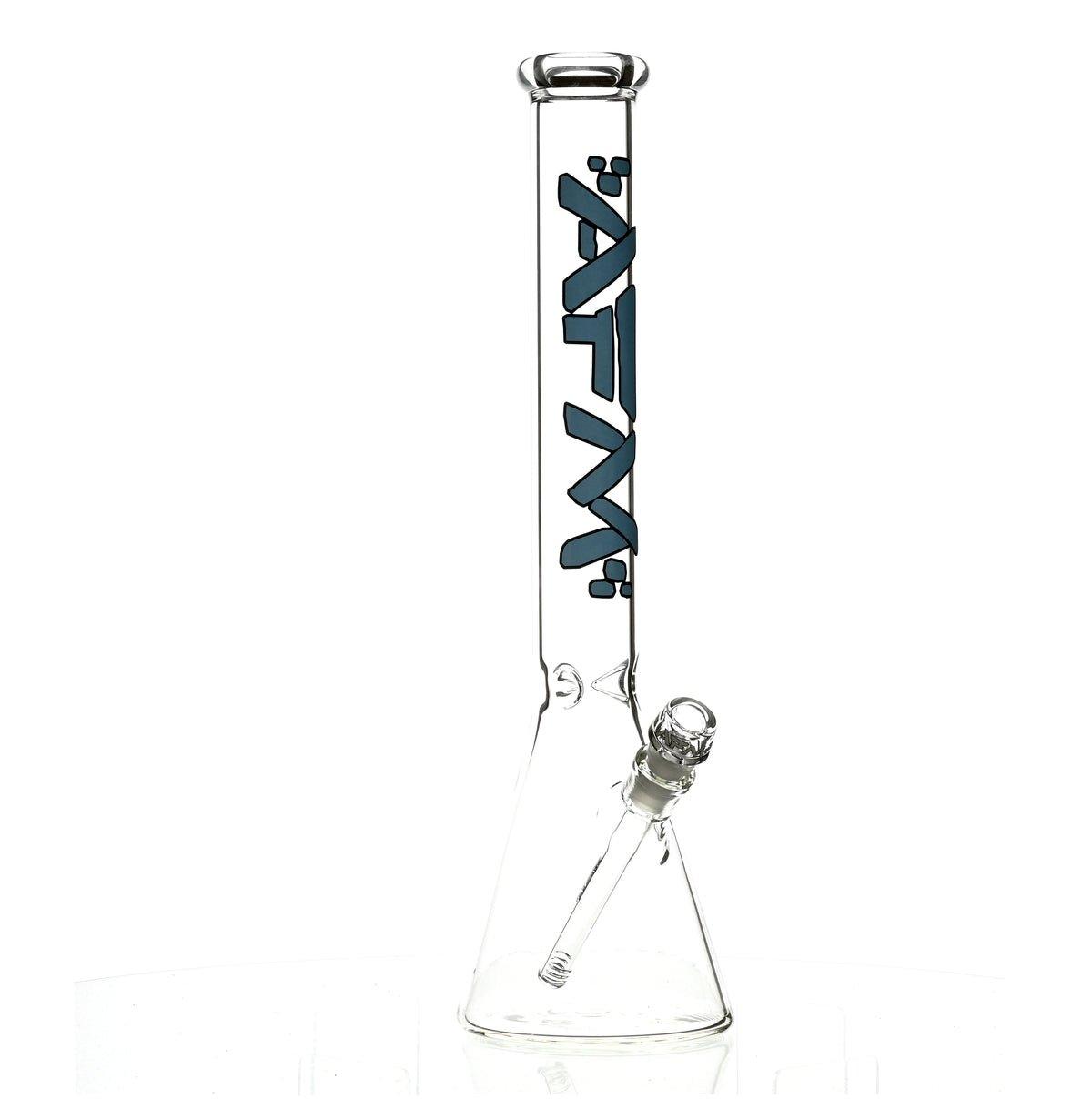 AFM 21" BEAKER BLUE LOGO - Smoke Spot Smoke Shop