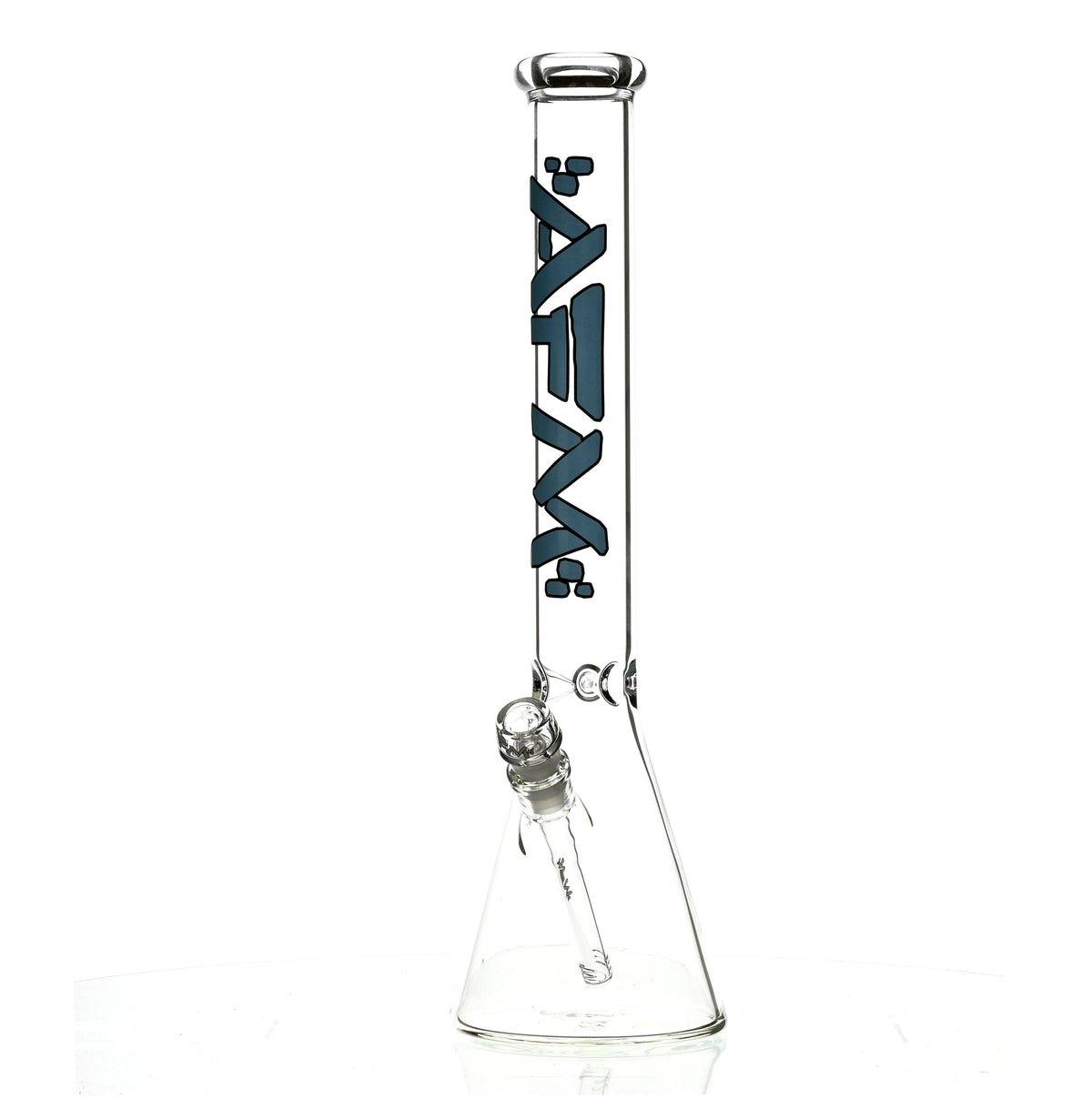 AFM 21" BEAKER BLUE LOGO - Smoke Spot Smoke Shop