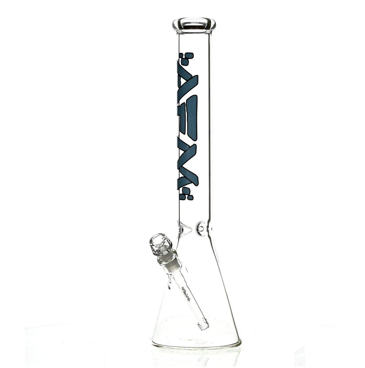 AFM 21" BEAKER BLUE LOGO - Smoke Spot Smoke Shop