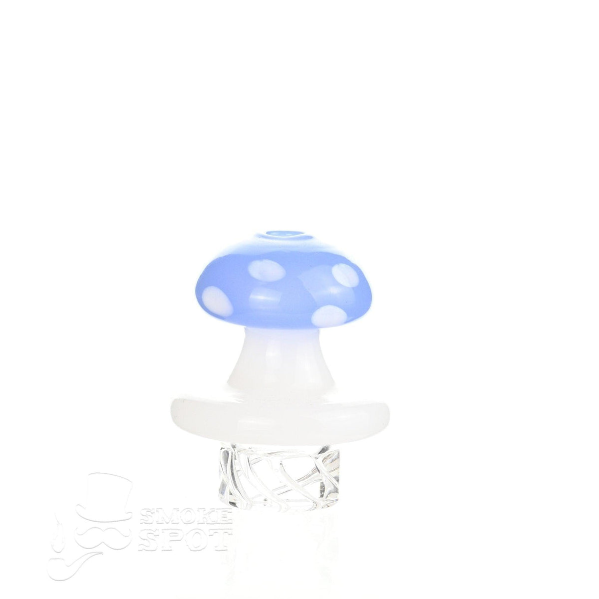 AFM Marshmellow Spinner Cap Blue in use on dab rig - Smoke Spot Smoke Shop