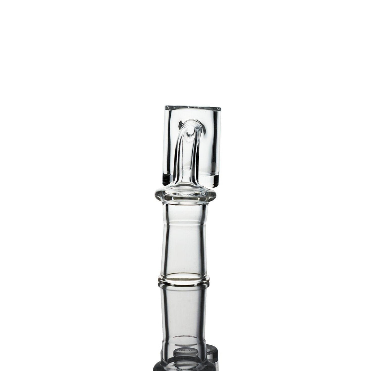 Close-up of AFM Quartz 14mm female 90 degree flat top thick bottom banger