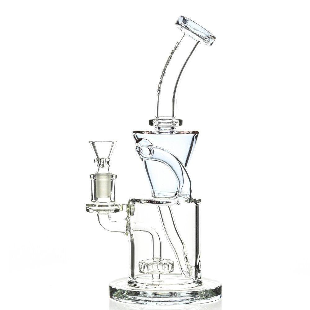 Close-up of disc percolator on AFM Recycler Showerhead Disc Sky Purple