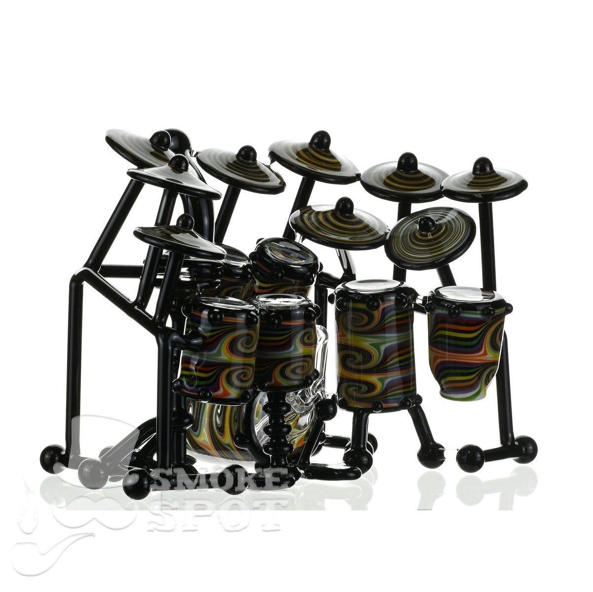 AJ Roberts Double Rainbow drum set rig from the fantasy series - Smoke Spot Smoke Shop