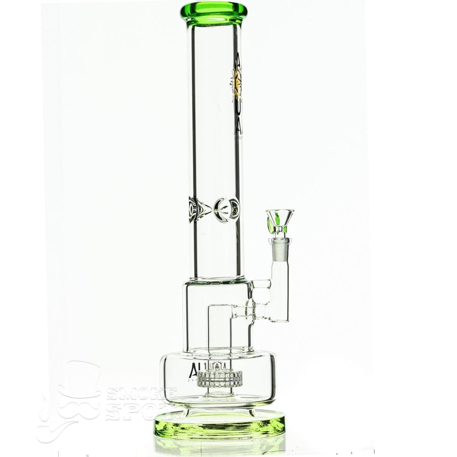 Aqua Glass 7mm 16 inch tube cylinder cake slime green