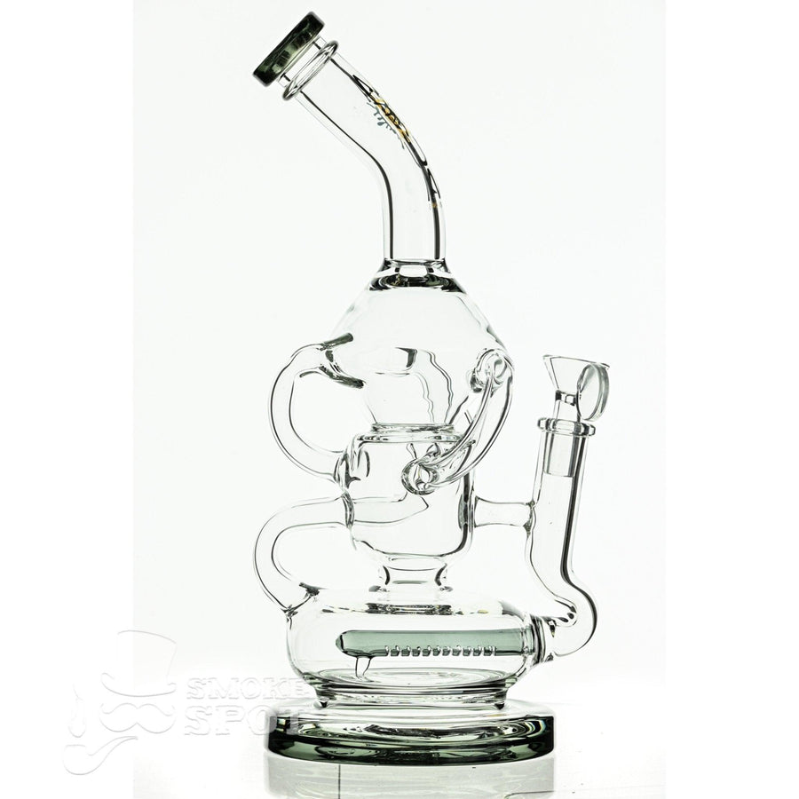 Aqua Glass water drop body recycling dual tube smoke