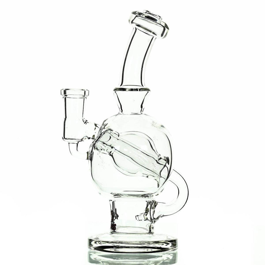 AUGY BALL RED LOGO - Premium Augy Glass Waterpipe Rig