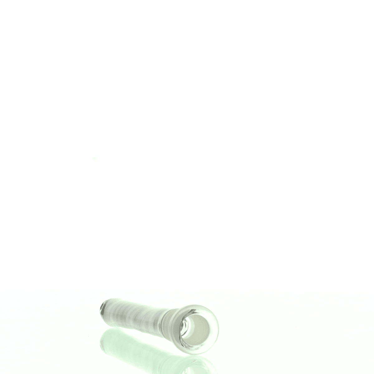 Side view of AUGY GLASS Fully Worked Downstem 5in 105 glass accessory
