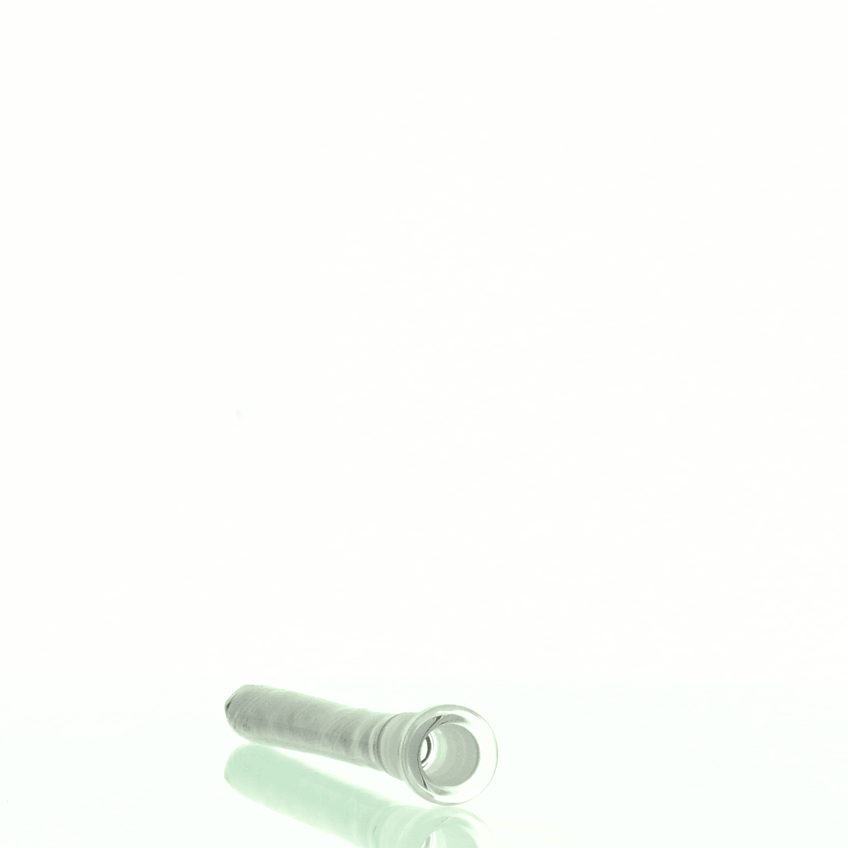 Side view of AUGY GLASS Fully Worked Downstem 6in 126