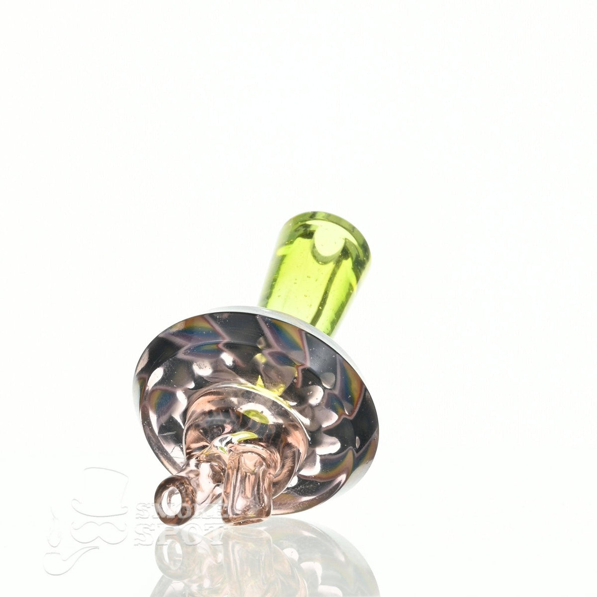 C-Lanni Remedy x Citron spinner cap detailed view Smoke Spot Glass