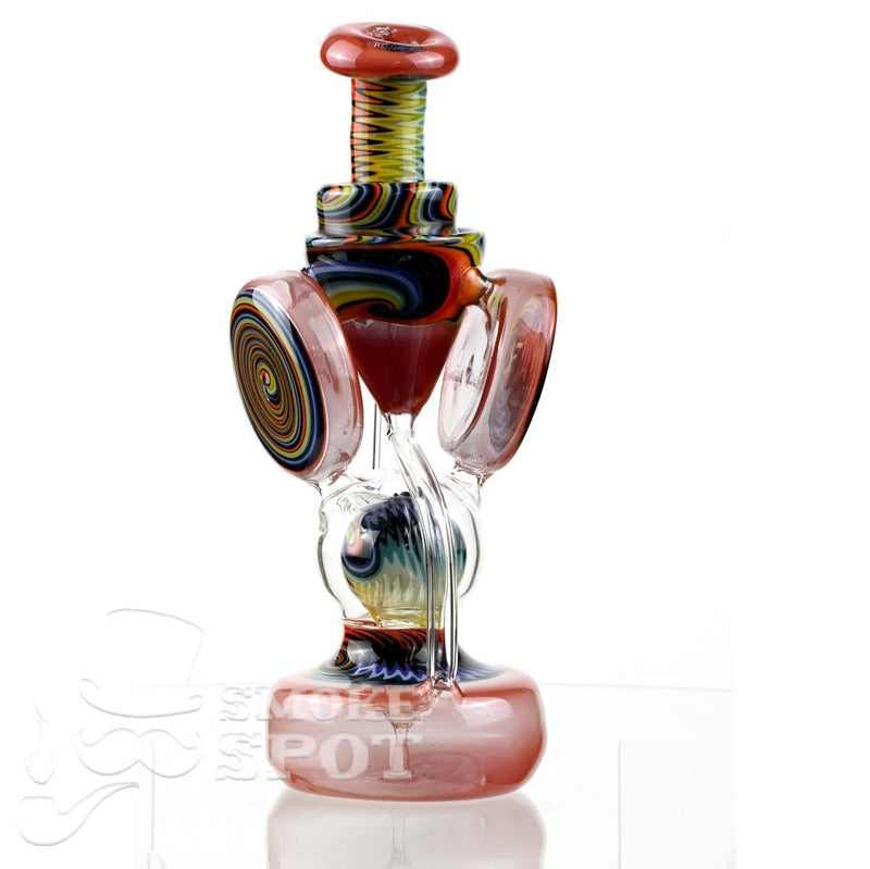Clarkie Clark Glass Shogun Floating Ball Full line work / full color 3 - Smoke Spot Smoke Shop
