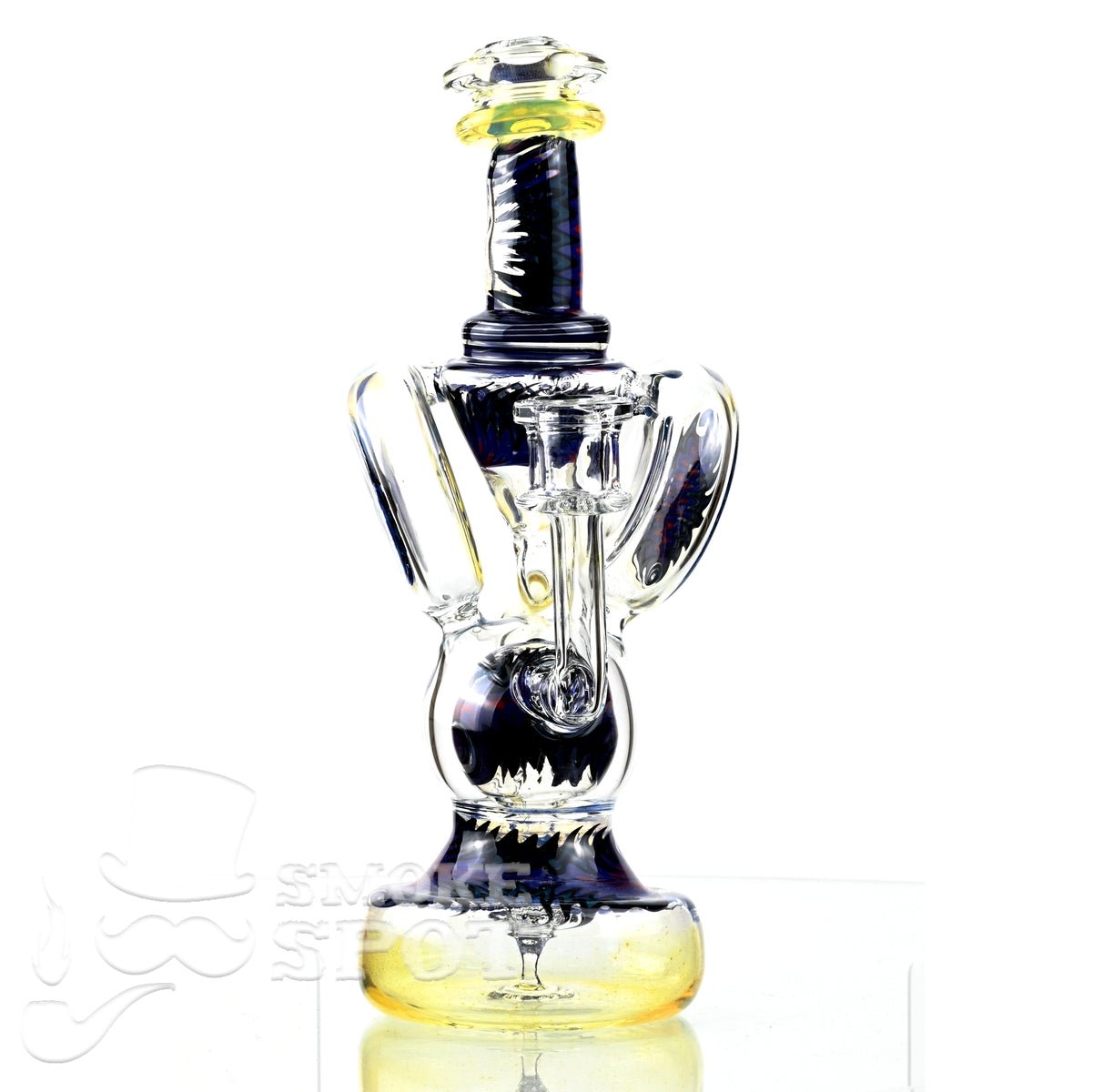 Clarkie Clark Glass Shogun Floating Ball Full line work / full color 6 - Smoke Spot Smoke Shop