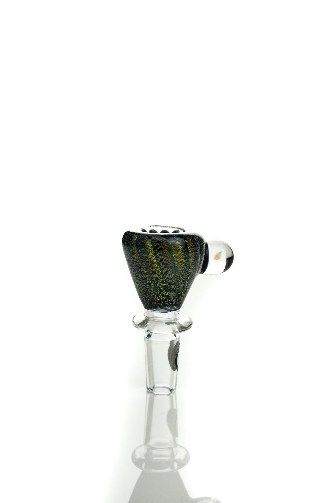 Joe Madigan Glass Accessories Dichro With Opal Dry Herb Slide Made By Joe Madigan