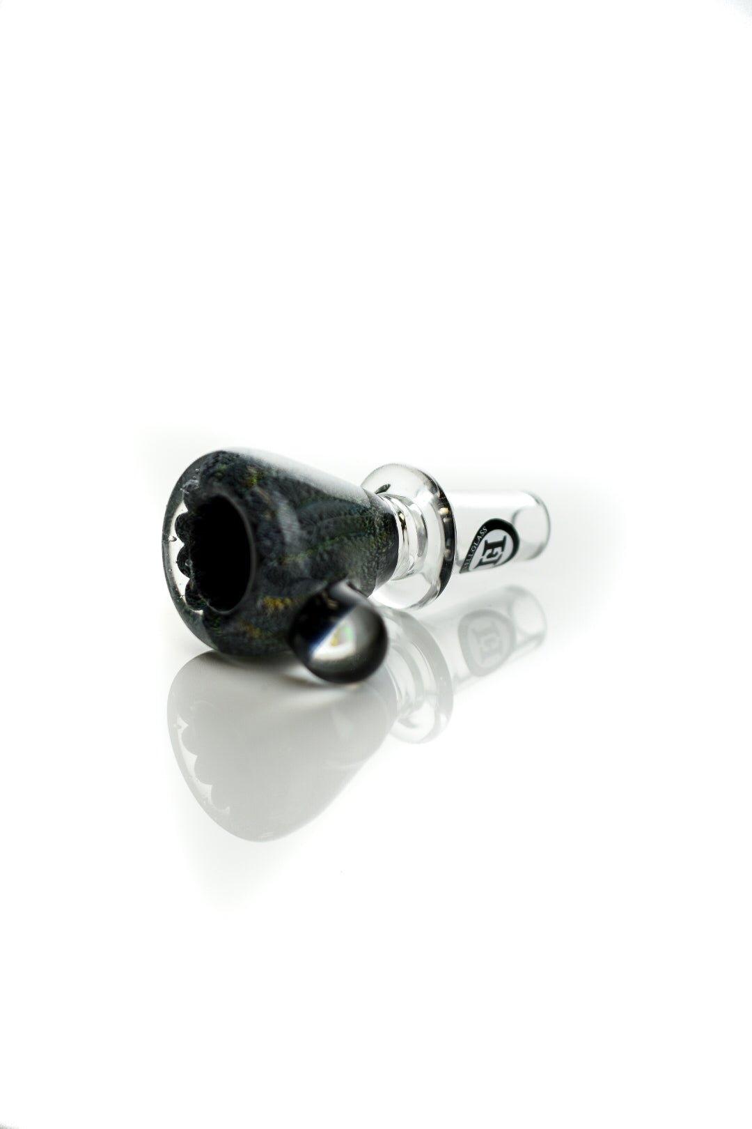 Joe Madigan Glass Accessories Dichro With Opal Dry Herb Slide Made By Joe Madigan
