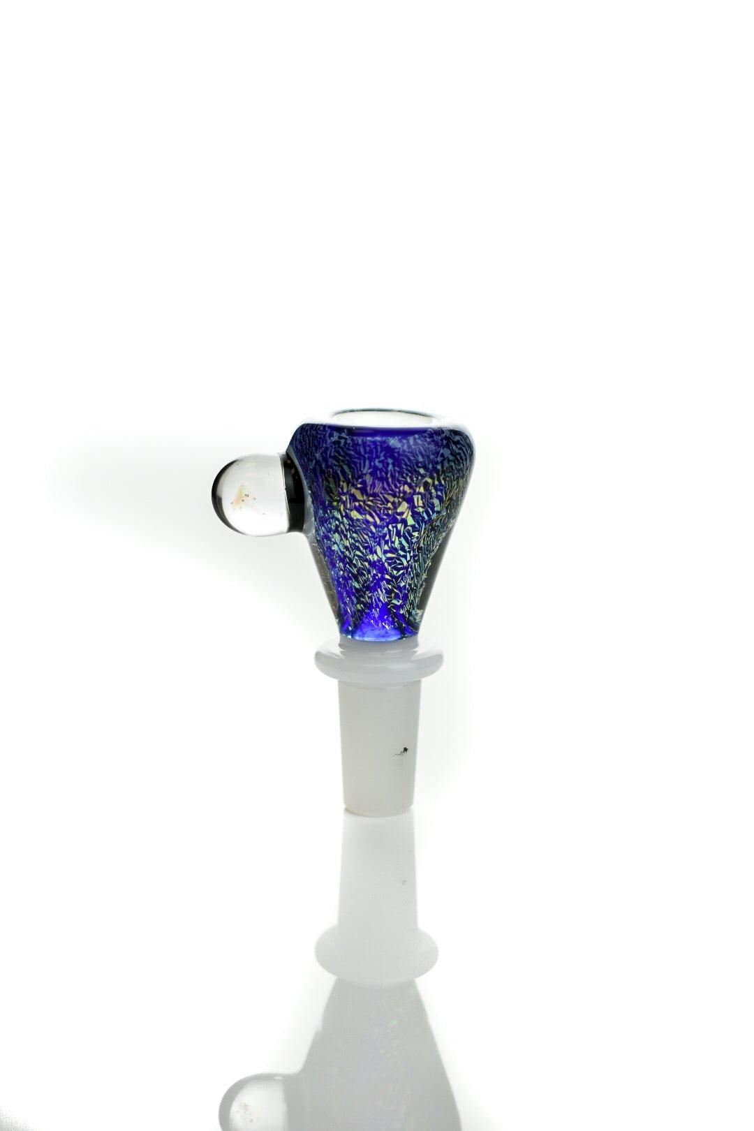 Joe Madigan Glass Accessories Dichro With Opal Dry Herb Slide Made By Joe Madigan