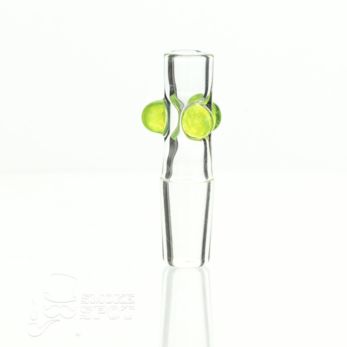 Close-up of Dustin 14mm dry herb slide snapper honeycomb martini design
