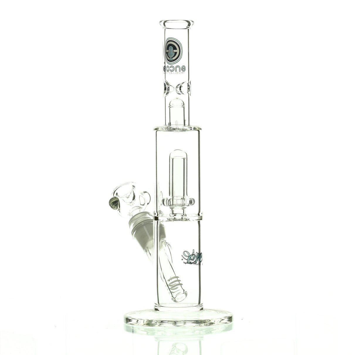 ENCORE 10" STRAIGHT TUBE W/SHOWERHEAD BLUE - Smoke Spot Smoke Shop