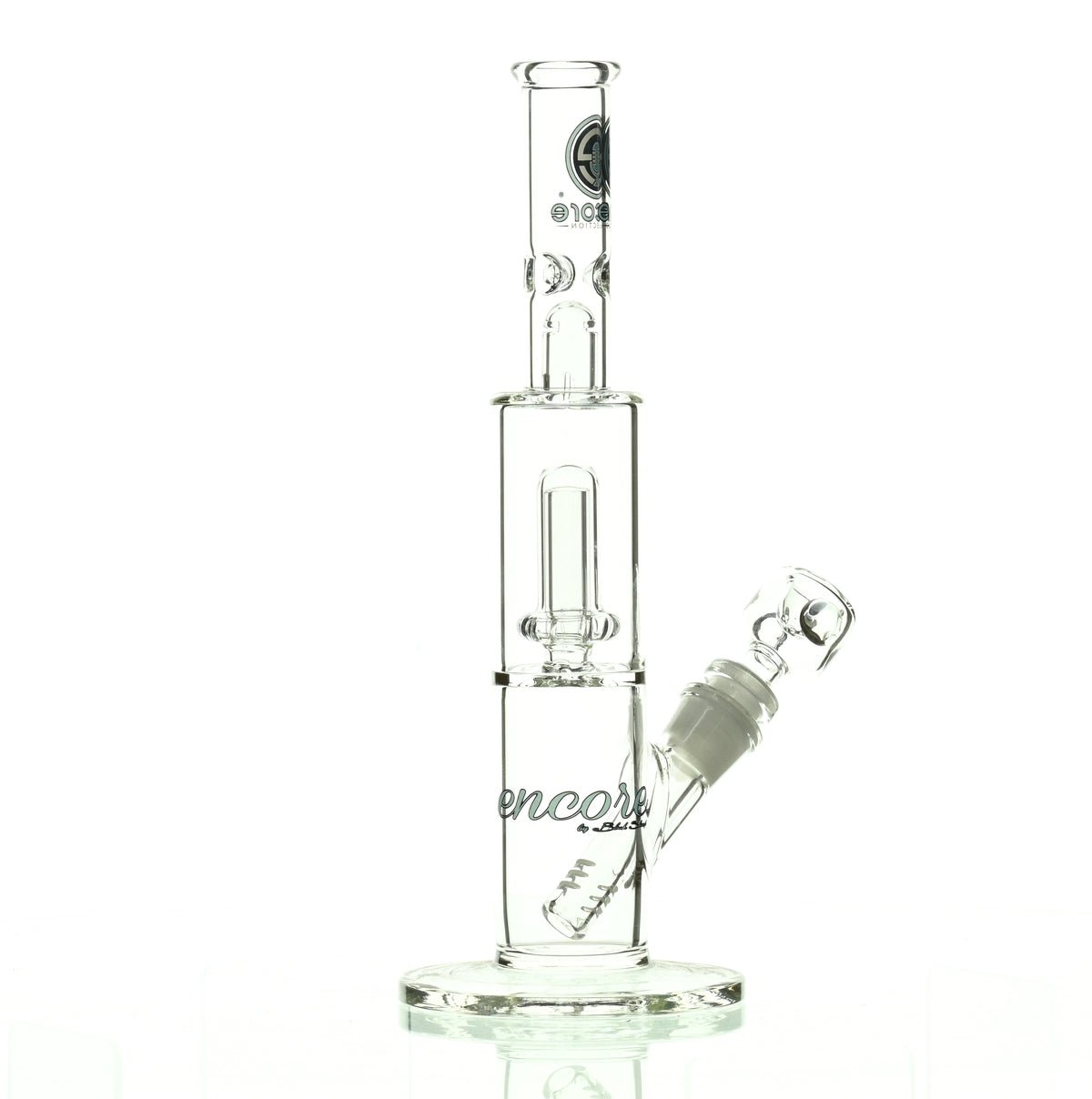 ENCORE 10" STRAIGHT TUBE W/SHOWERHEAD BLUE - Smoke Spot Smoke Shop
