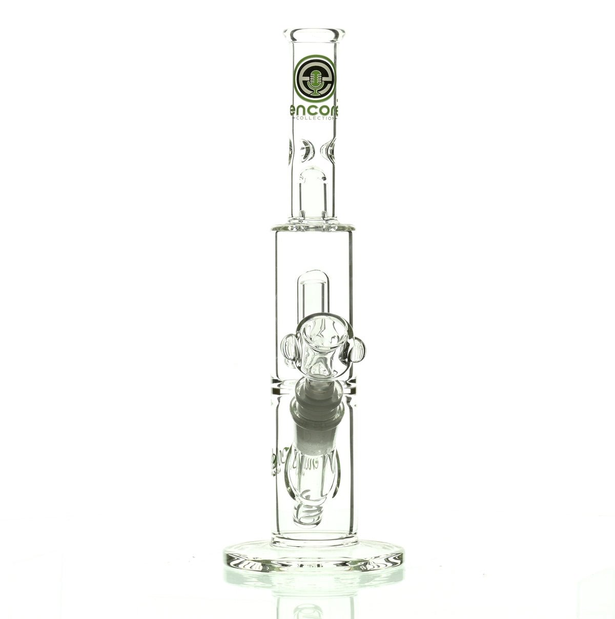 ENCORE 10" STRAIGHT TUBE W/SHOWERHEAD GREEN - Smoke Spot Smoke Shop