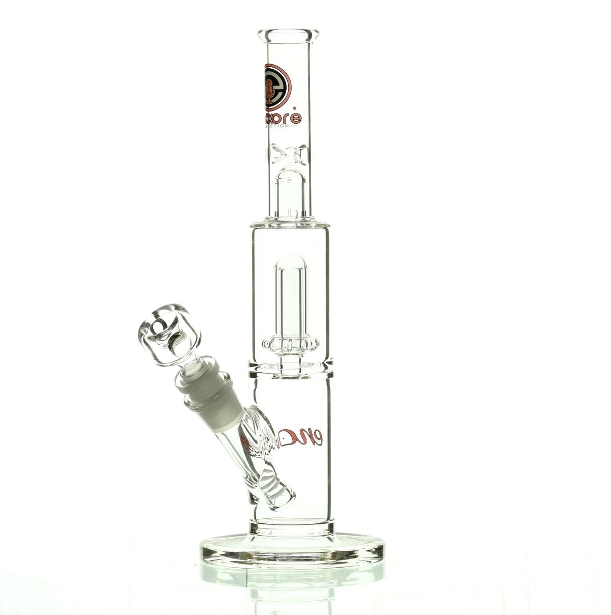 ENCORE 10" STRAIGHT TUBE W/SHOWERHEAD RED - Smoke Spot Smoke Shop