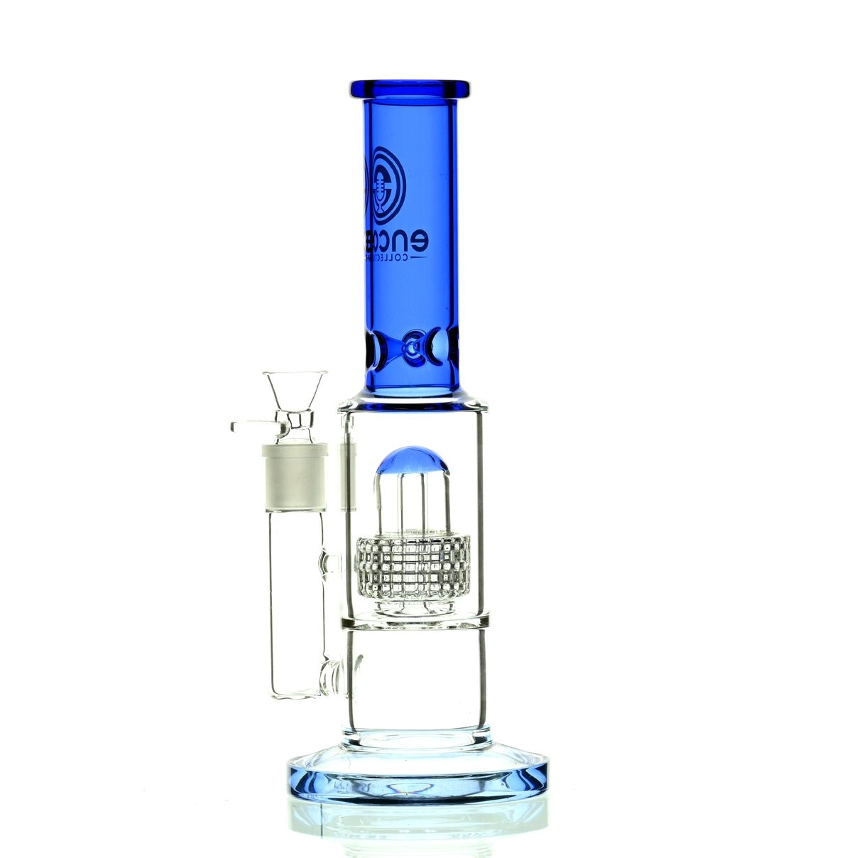 ENCORE 12" METRIX SHOWERHEAD PERC BLUE - Smoke Spot Smoke Shop