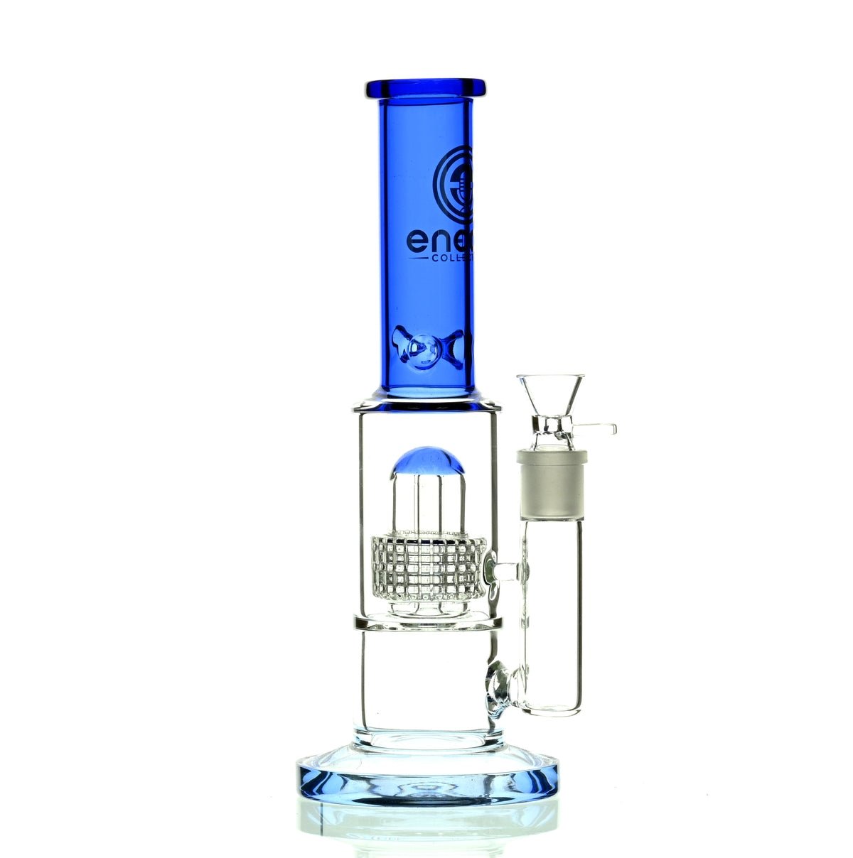ENCORE 12" METRIX SHOWERHEAD PERC BLUE - Smoke Spot Smoke Shop